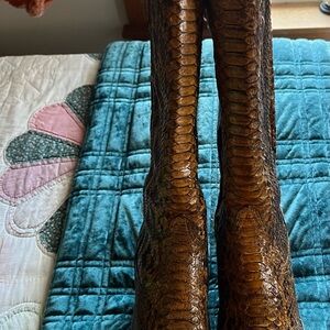 Corral brown pyth** boots